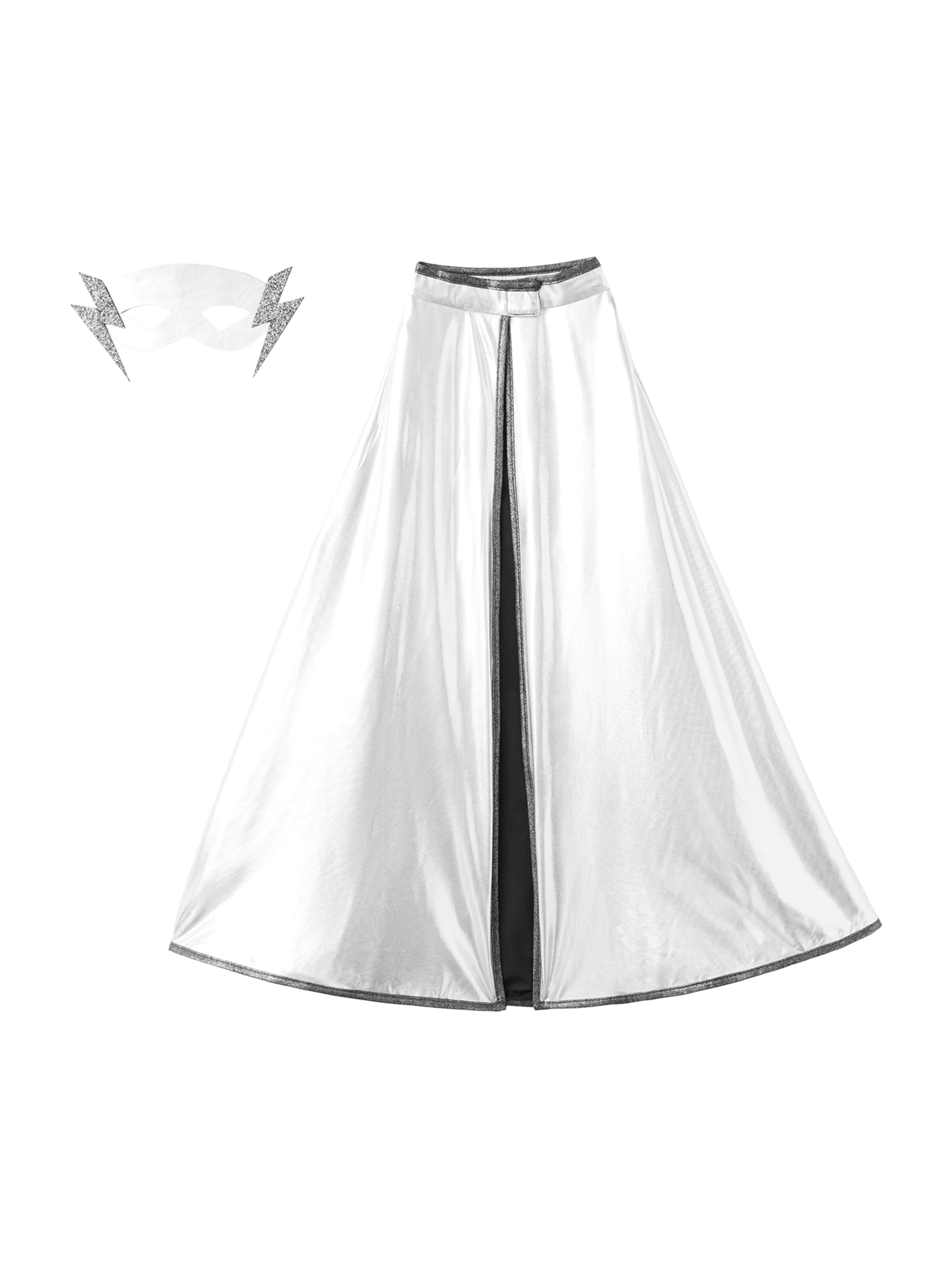 MANGO KIDS Set 'Cape Hero' in Silber: Vorderseite