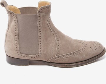 HERMÈS Dress Boots in 37 in Brown: front