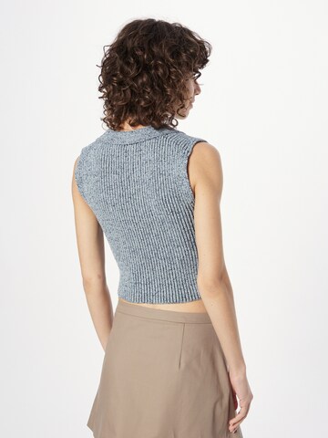 WEEKDAY Knitted top 'Liv' in Blue