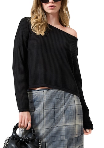 Pull-over QS en noir