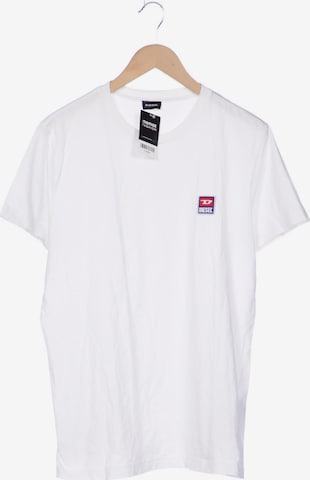 DIESEL Shirt in L in White: front