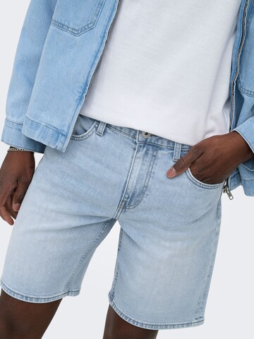 regular Jeans 'ONSWEFT' di Only & Sons in blu