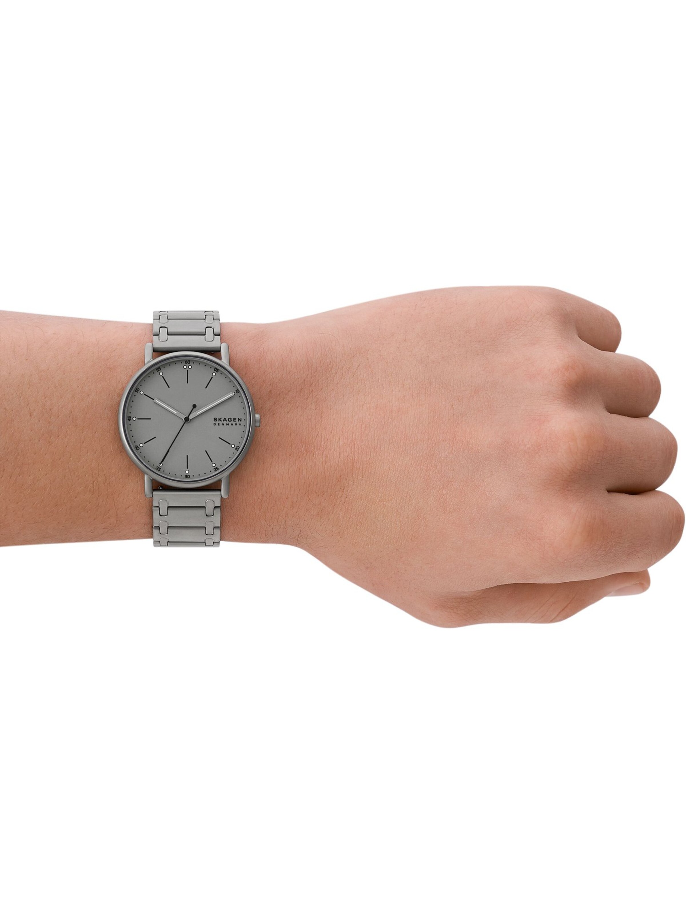 SKAGEN Analoguhr in Grau: Vorderseite