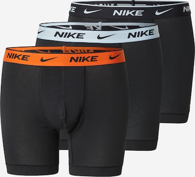 NIKE Underwear Bokserishortsit värissä vaaleanharmaa / oranssi / musta, Tuotenäkymä
