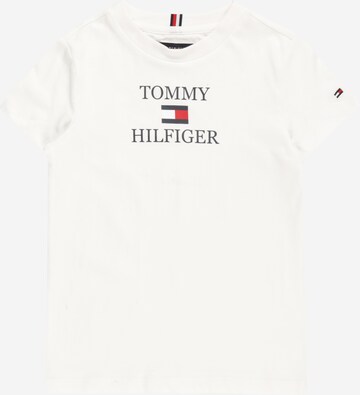 TOMMY HILFIGER T-shirt i vit: framsida