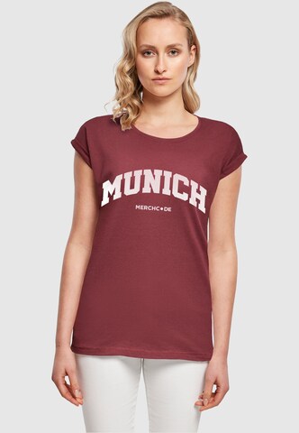 Maglietta 'Munich' di Merchcode in rosso: frontale
