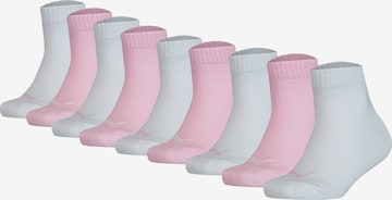 PUMA Athletic Socks in Pink: front