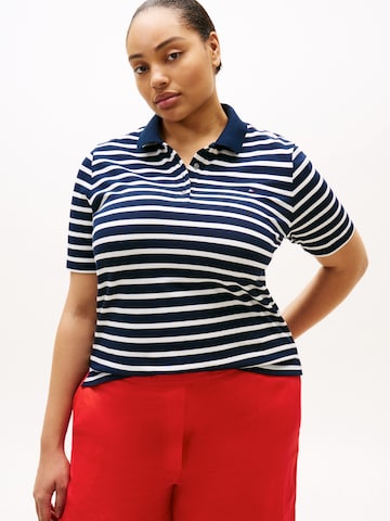 Tommy Hilfiger Curve Футболка '1985' в Синий: спереди