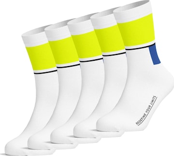 PIPPO Amsterdam Sportsocken in Weiß: Vorderseite