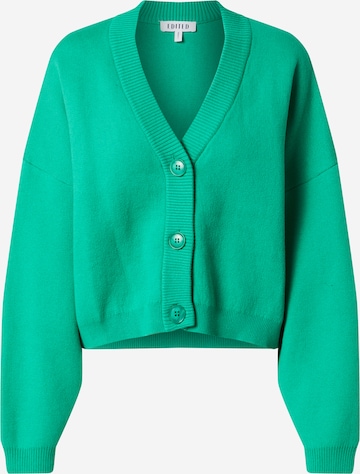 EDITED Knit Cardigan 'Etta' in Green: front