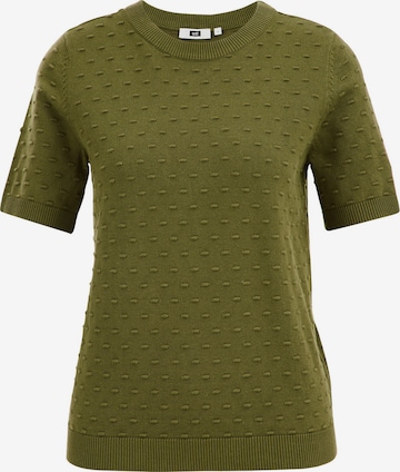 Pull-over WE Fashion en vert : devant