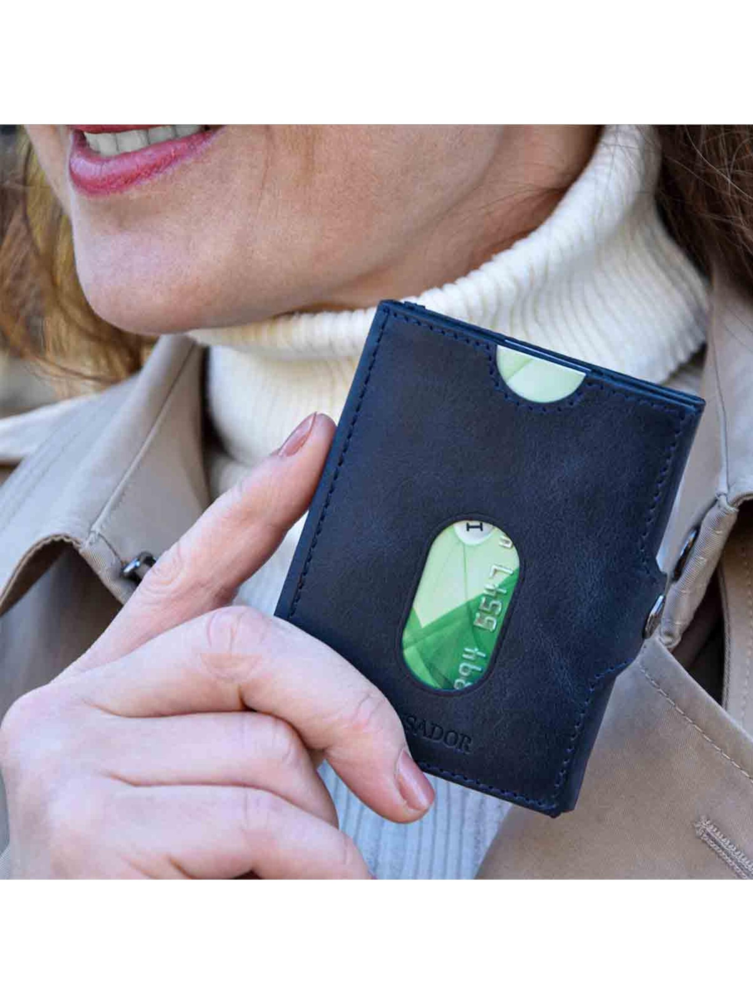 Trusador Wallet 'Valencia' in Blue