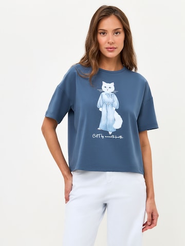 CAT by Maniita Lacitta Shirt in Blauw: voorkant