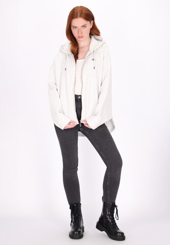 DreiMaster Vintage - Sudadera con cremallera en blanco