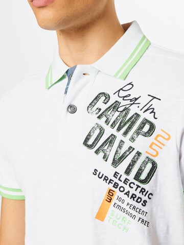 CAMP DAVID - Camiseta en blanco