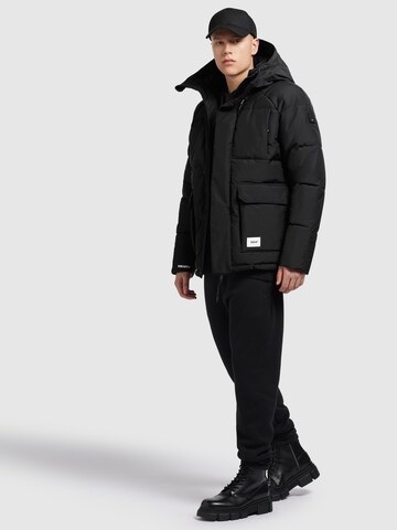 khujo Winterjacke 'Zucca' in Schwarz