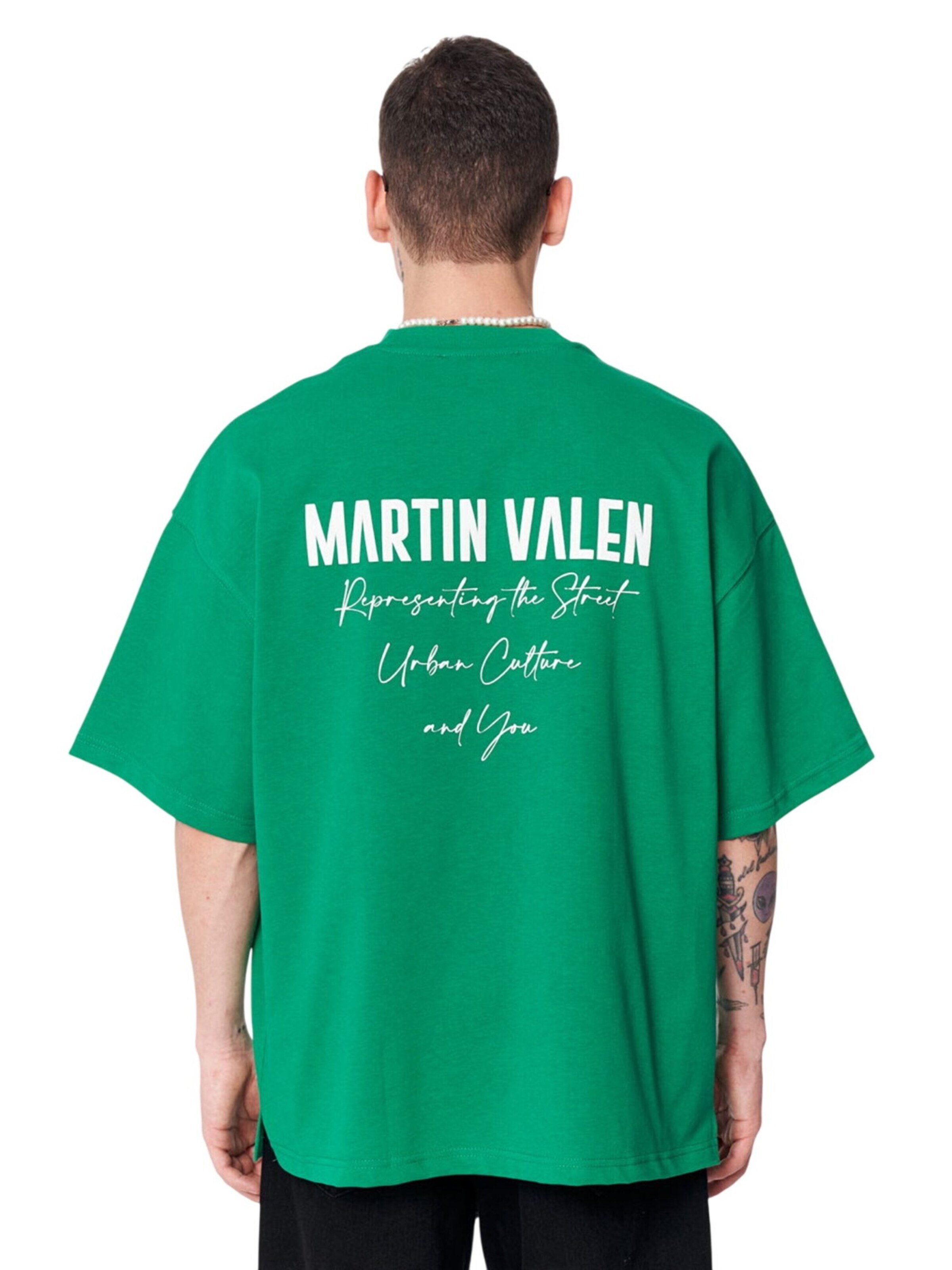 MARTIN VALEN Shirt in Groen