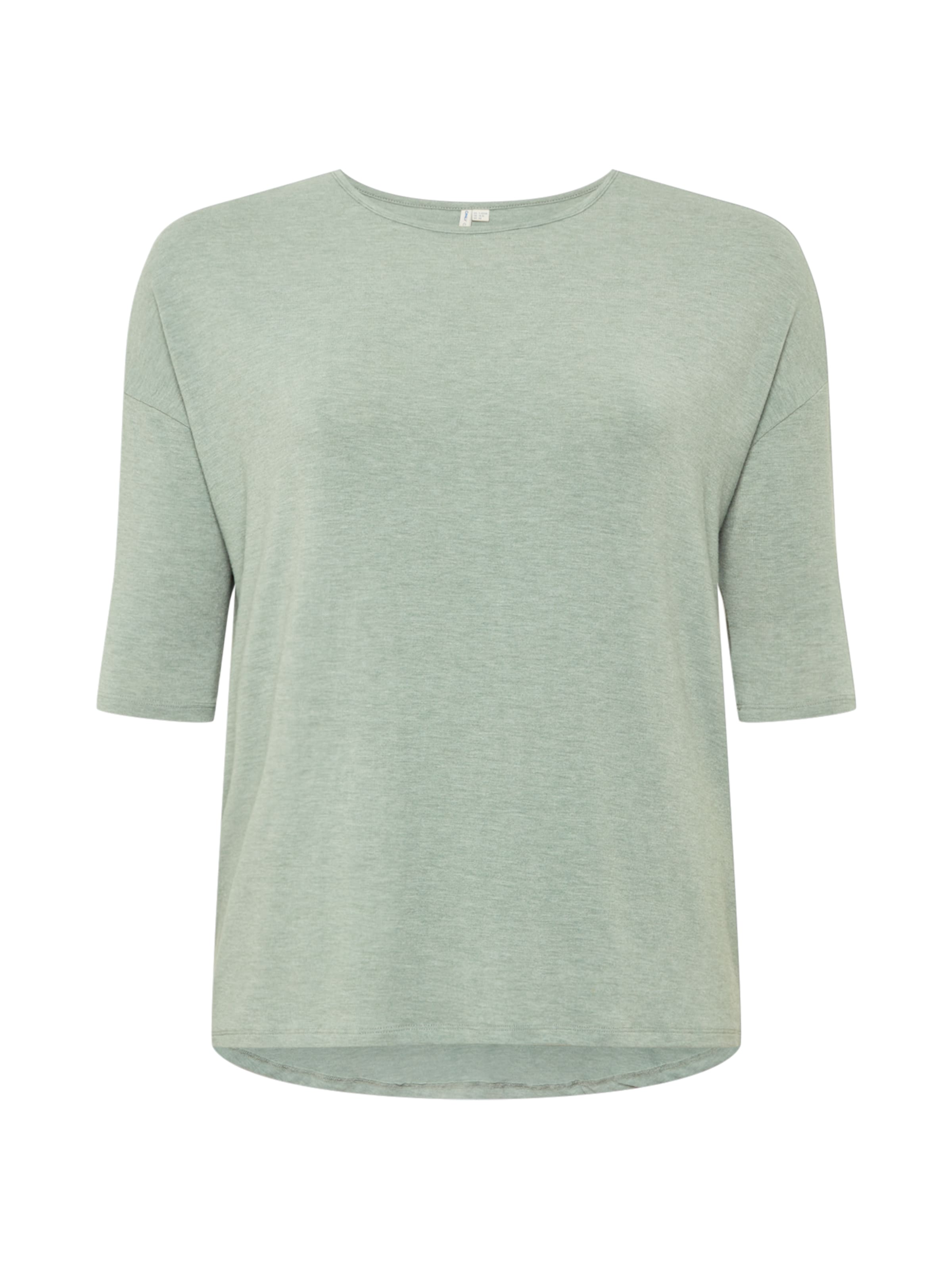 ONLY Carmakoma - Camisa 'LAMOUR' em verde: frente