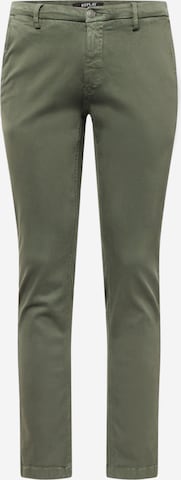 regular Pantaloni chino 'Zeumar' di REPLAY in verde: frontale