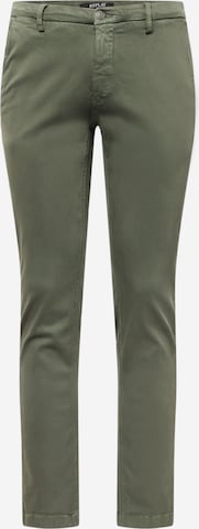 REPLAY Chino Pants in Green: front