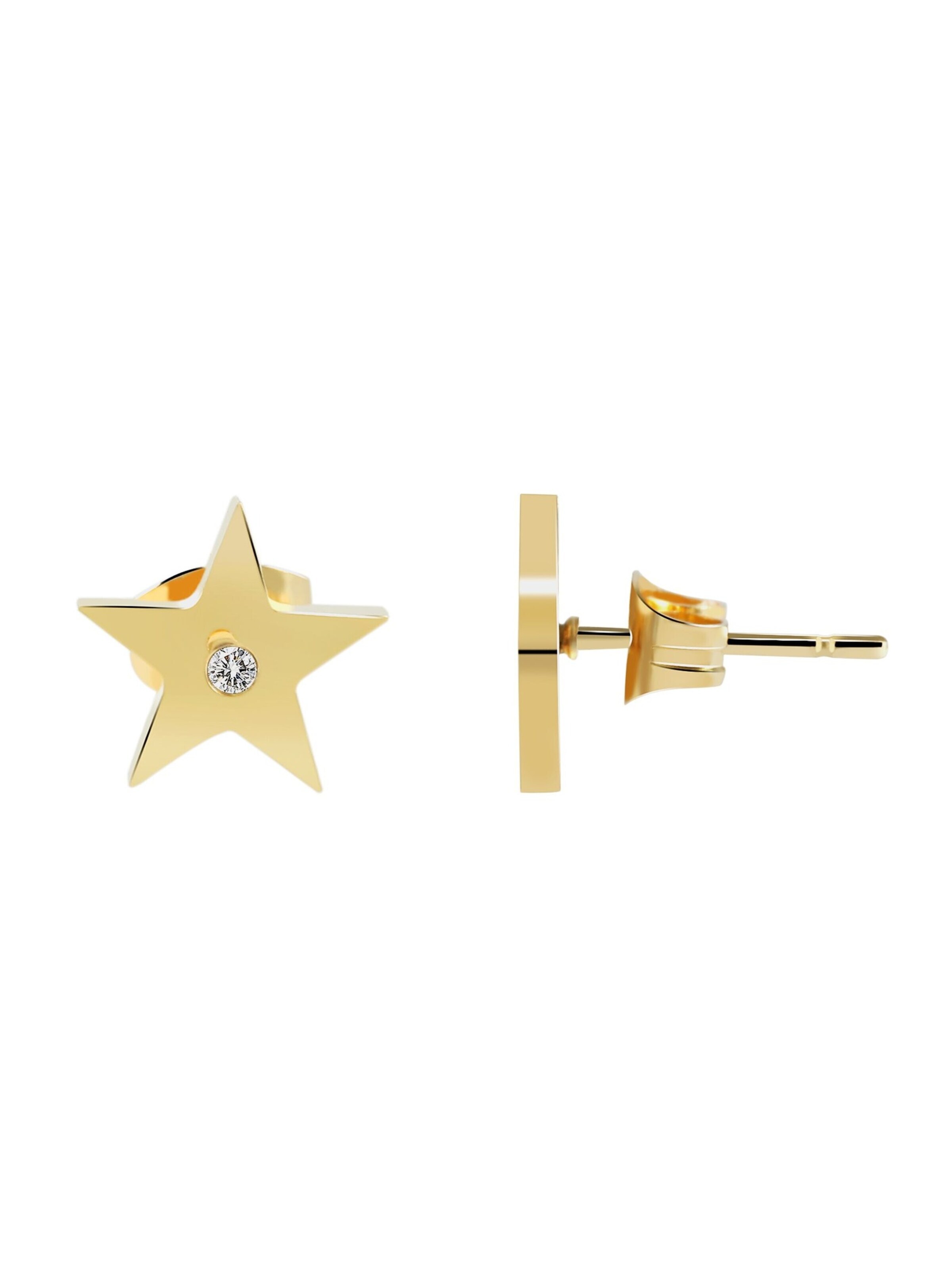 Akzent Earrings 'Vida, hautverträglich' in Gold