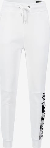 Tapered Pantaloni di ALPHA INDUSTRIES in bianco: frontale