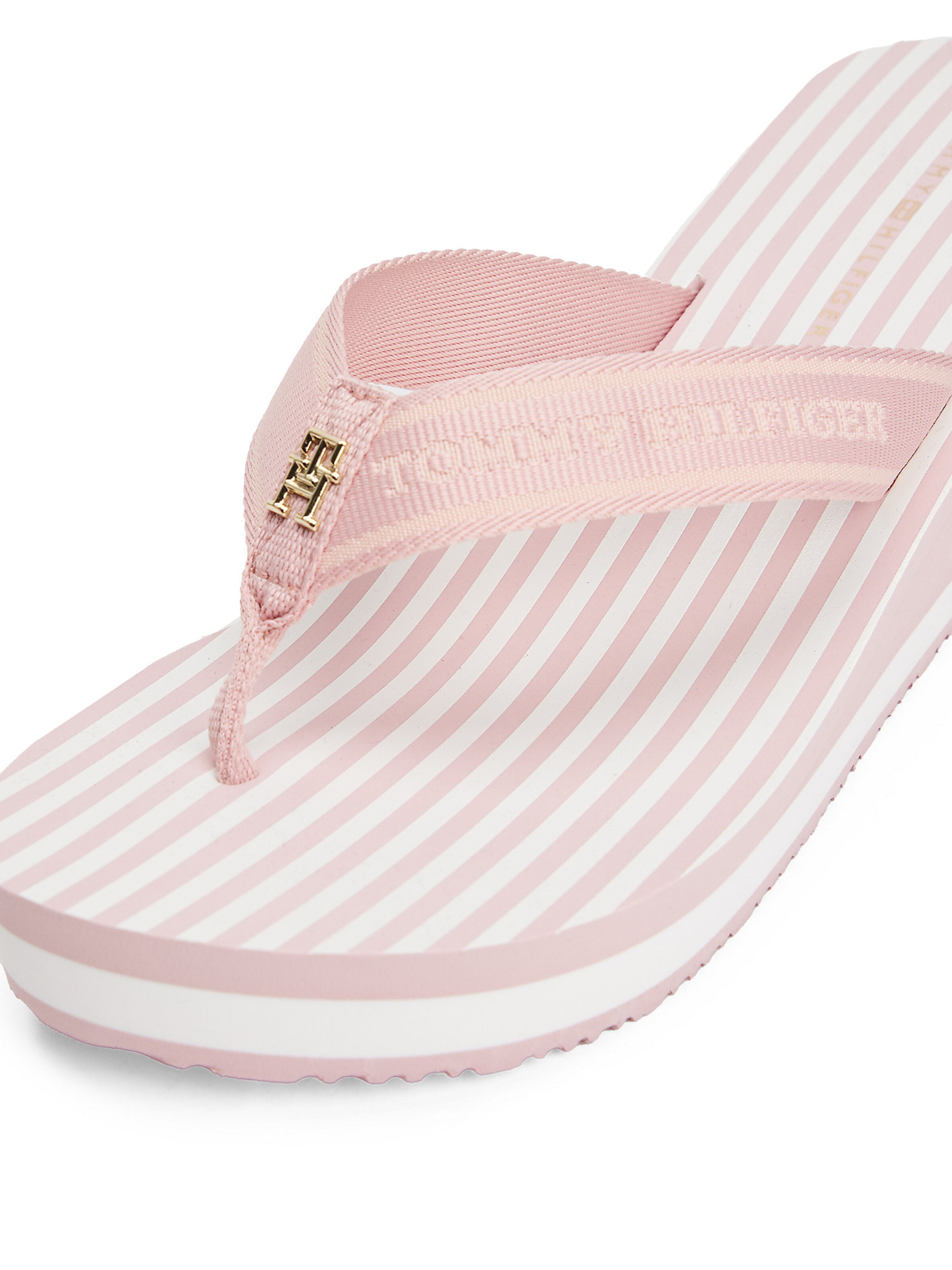 TOMMY HILFIGER T-bar sandals in Pink