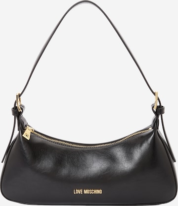Love Moschino Наплечная сумка в Черный: спереди