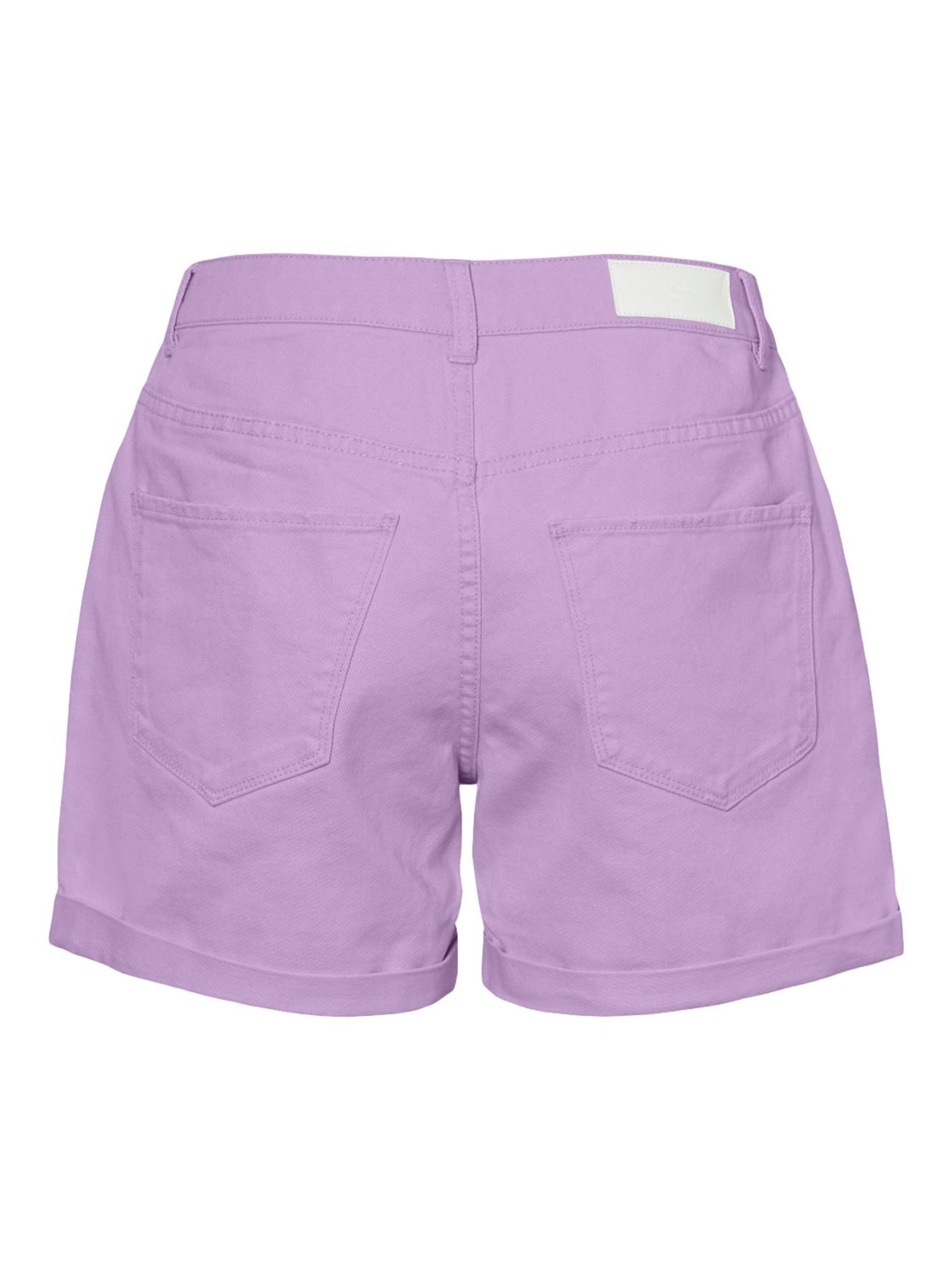 Frauen Jeans VERO MODA Shorts 'Nineteen' in Lavendel - SE68022