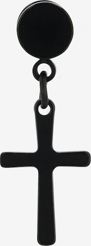Akzent Ohrringe 'Jace, hautverträglich' in Schwarz: Vorderseite