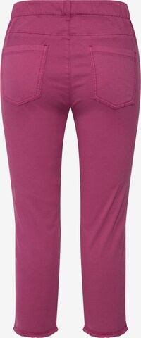 Ulla Popken Skinny Broek 'Sienna' in Lila