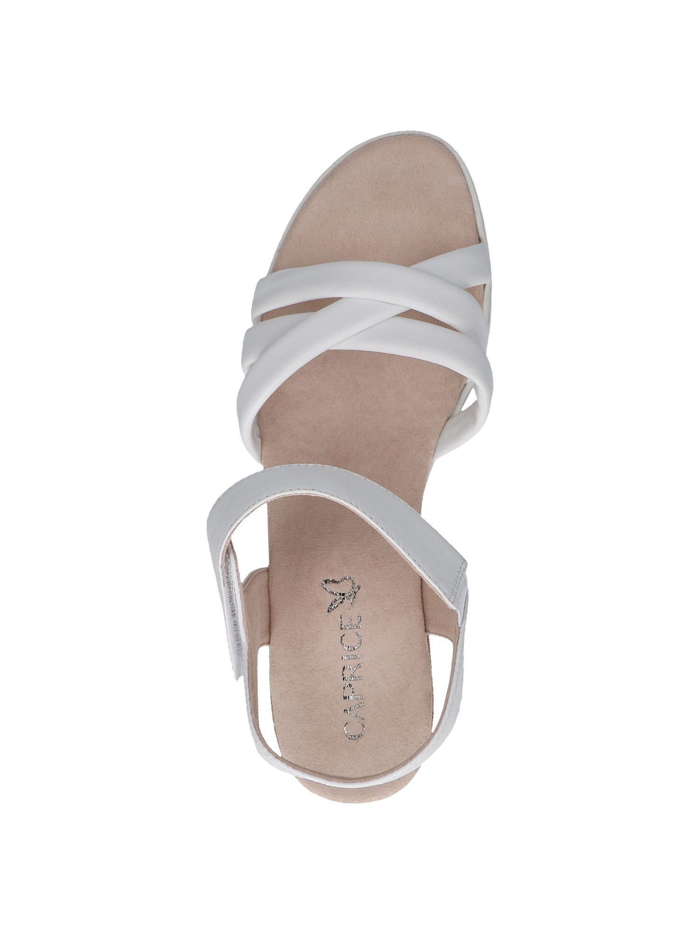 CAPRICE Strap sandal in White