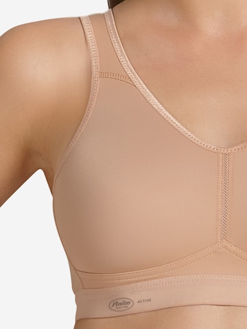 ANITA Bandeau Bra 'Light & Firm Sport' in Beige