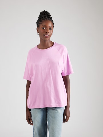 T-shirt 'Island' MAKIA en rose : devant