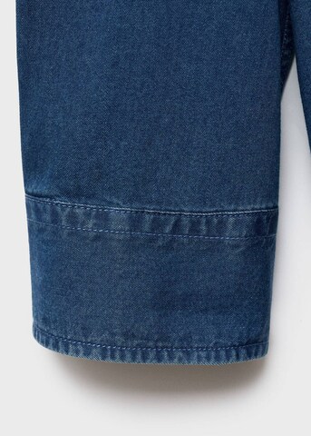 MANGO MAN Regular Fit Hemd 'Chambre' in Blau