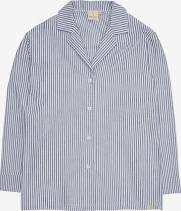 greenjama Schlafshirt in Blau: Vorderseite