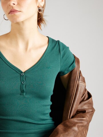 HOLLISTER - Camisa 'EMEA' em verde