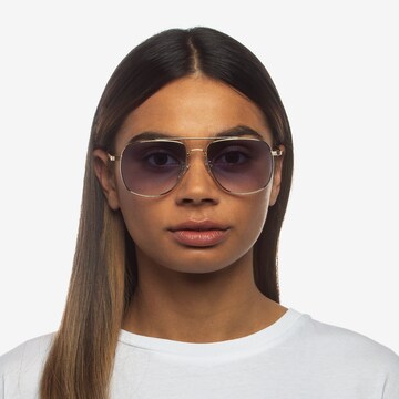 LE SPECS - Gafas de sol 'THE CHARMER' en oro: frente