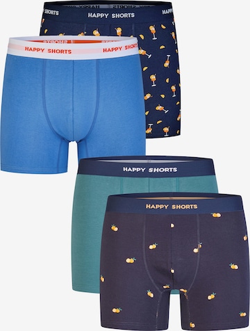 Happy Shorts - Boxers ' Fan Print Sets ' em azul: frente