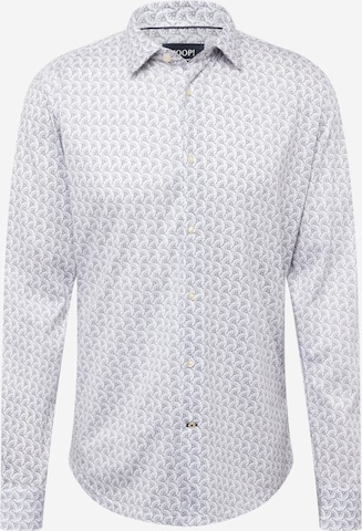 JOOP! Regular fit Button Up Shirt 'Pit' in White: front