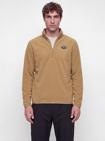 JACK & JONES Trui 'JJSTIGNES' in Bruin: voorkant