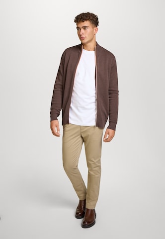 Kronstadt Gebreid vest 'Erik' in Bruin