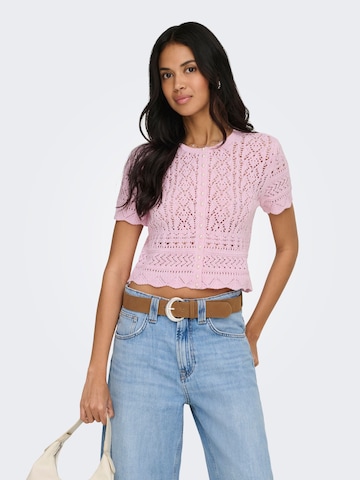 Giacchetta 'ONLELKE' di ONLY in rosa: frontale