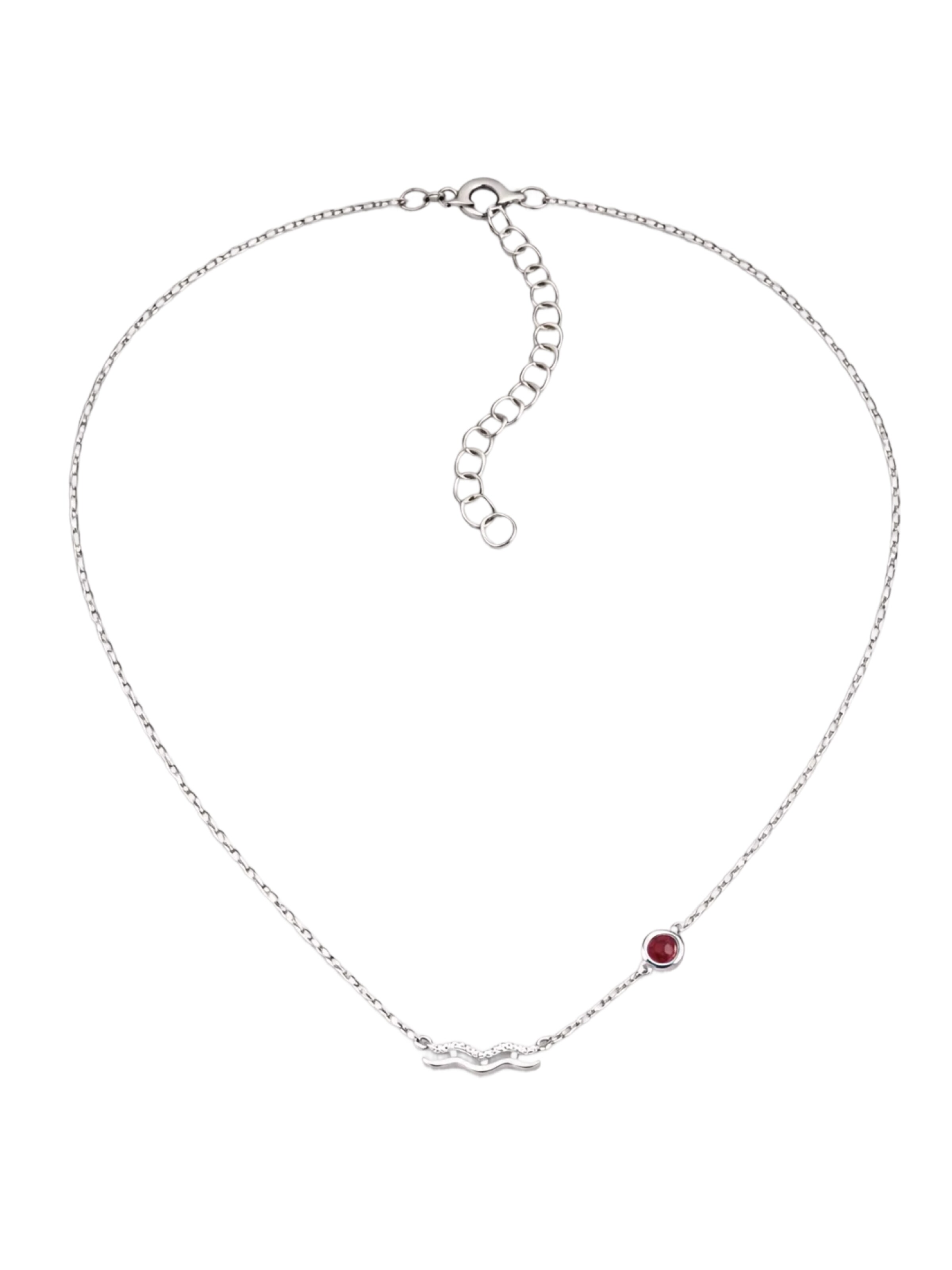 So Chic Ketting in Zilver: voorkant