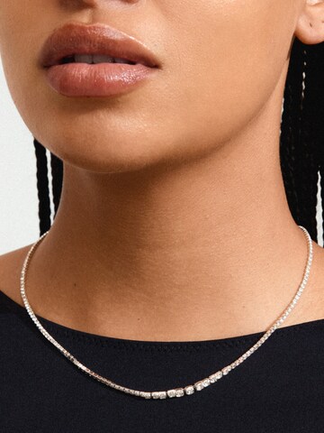 Pilgrim Necklace ' Sky ' in Silver: front