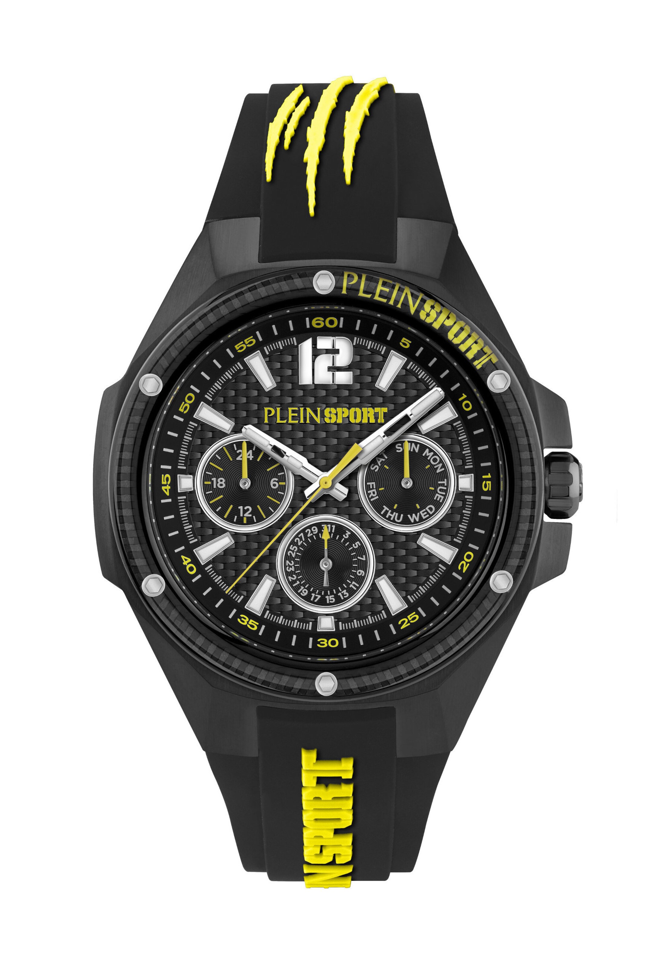 Montre à affichage analogique ' TIGERMASTER PRO ' Plein Sport en noir : devant