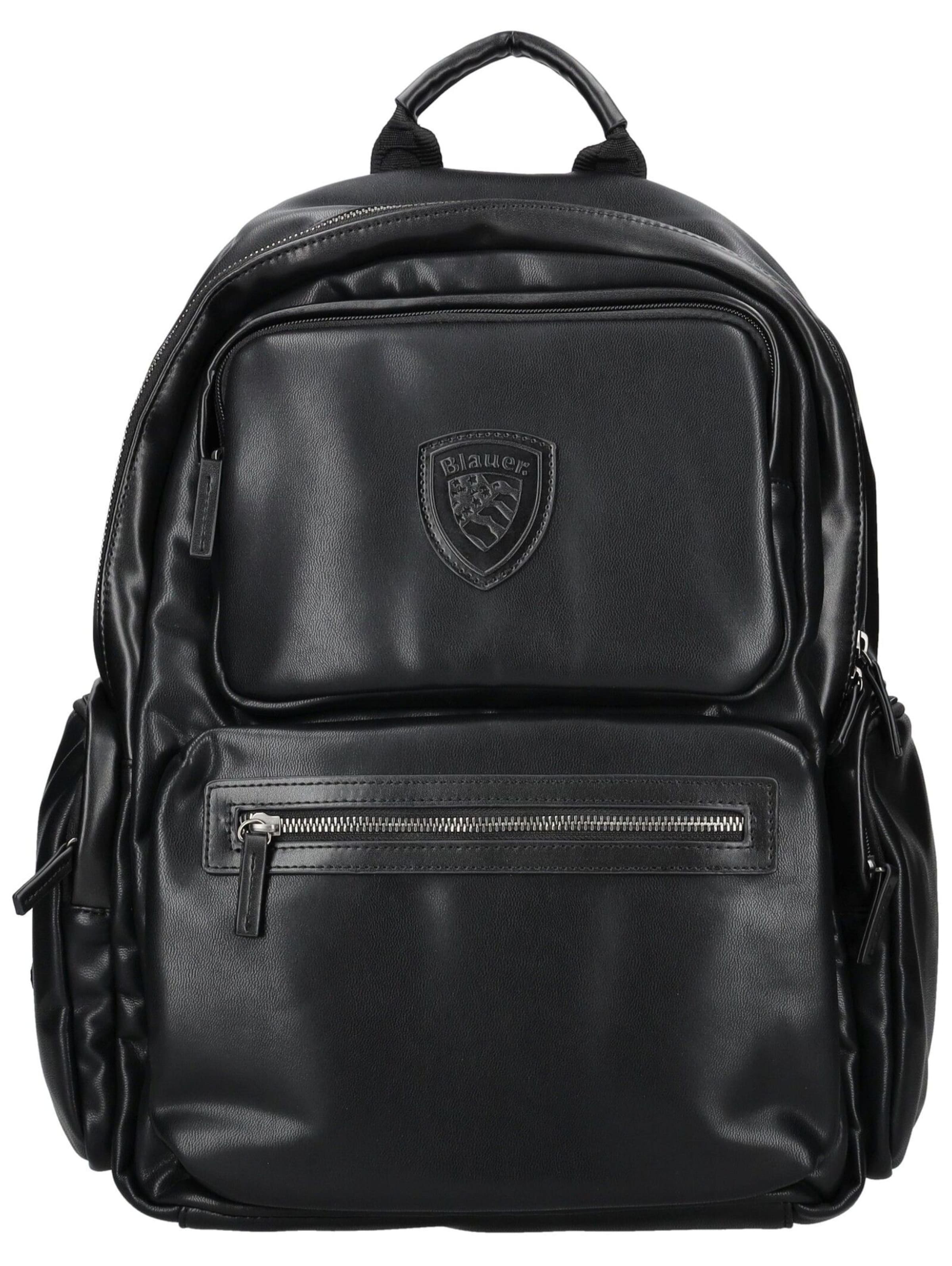 Zaino di Blauer.USA in nero: frontale