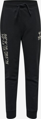 Hummel Tapered Workout Pants 'GLOBAL' in Black: front