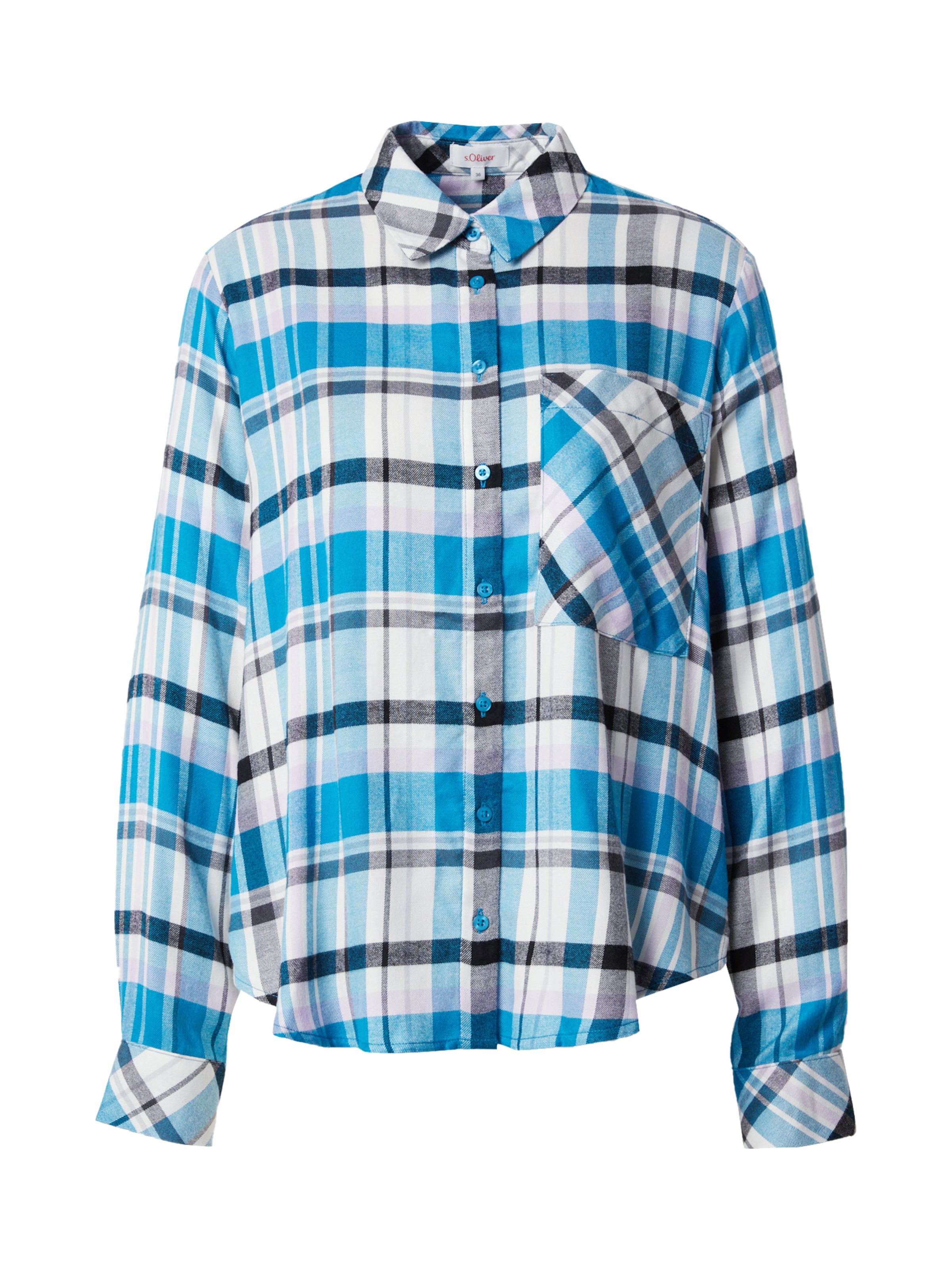 s.Oliver Bluse in Blau: Vorderseite