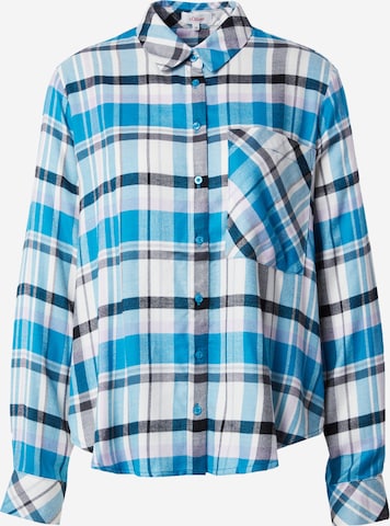 Chemisier s.Oliver en bleu : devant